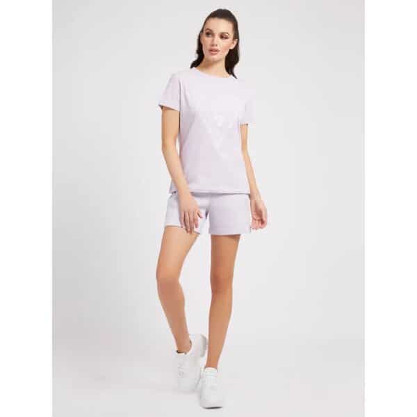 ΓΥΝΑΙΚΕΙΑ ΜΠΛΟΥΖΑ ΜΕ ΤΡΙΓΩΝΙΚΟ ΛΟΓΟΤΥΠΟ GUESS ΜΩΒ V2RI13 K8HM0 - Image 2