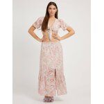 Μακριά φούστα με δαντέλα sangallo Guess Multi Pink W2GD44WEJV0 - Image 3