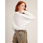 Πουκάμισο με κεντημένο λογότυπο 4g Guess Λευκό W2GH53WEJU0 - Image 3