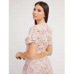 Τοπ με δαντέλα sangallo Guess Multi Pink W2GH55WEJV0 - Image 3