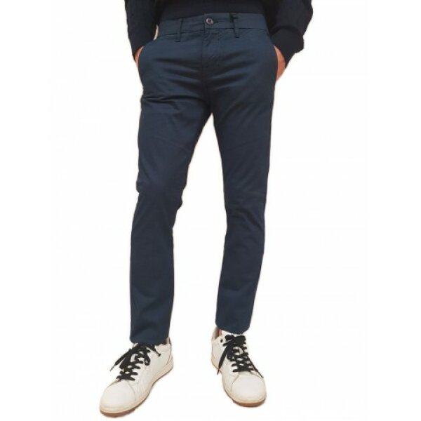 guess-pantalone-skinny-blue-microfantasia-m1ybb29wdd53 Ανδρικό Παντελόνι GUESS Chino M2GB20WEIF0 Μπλέ - Image 1