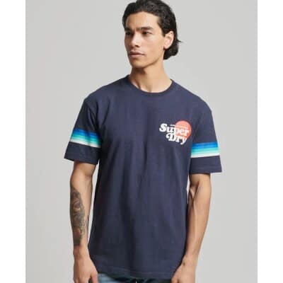 Ανδρική Μπλούζα SUPERDRY M1011383A Μπλέ