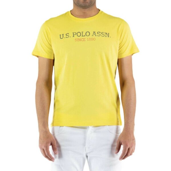 Ανδρική Μπλούζα U.S.POLO ASSN 154-61503-49351 Κίτρινο - Image 1
