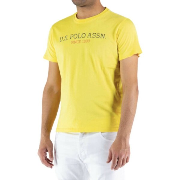 Ανδρική Μπλούζα U.S.POLO ASSN 154-61503-49351 Κίτρινο - Image 2