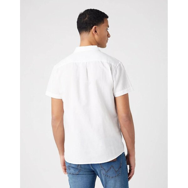 Ανδρικό Πουκάμισο WRANGLER W5J1LOXW1 Λευκό - Image 3