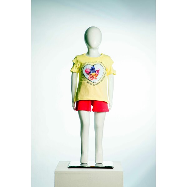 Σέτ Shorts Κορίτσι Κίτρινο ICE CREAM JOYCE 13754 - Image 1