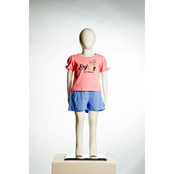 221301053_01 Παιδικό Σετ-Σύνολο Joyce 13779 Ροζ Κορίτσι - Image 1