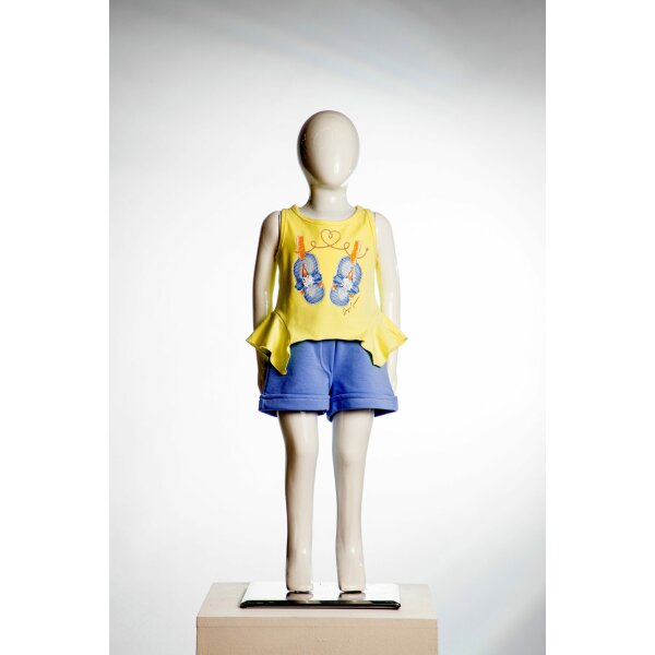 221301058_01 Σέτ Shorts Κορίτσι JOYCE Κίτρινο 13784 - Image 1