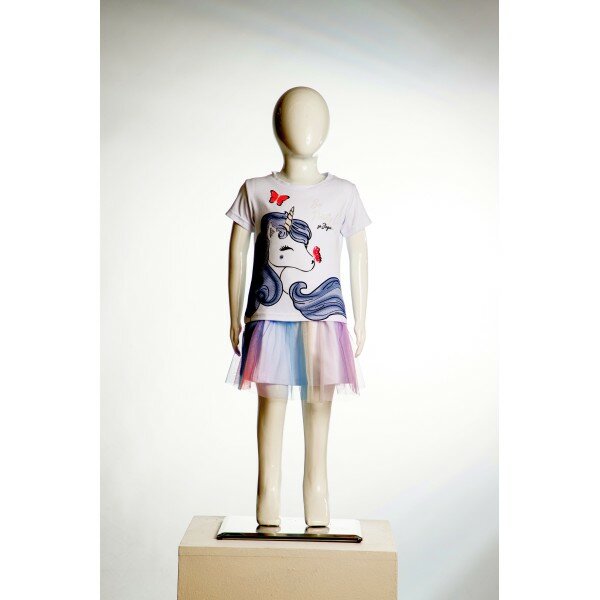 221301061_01-600x600 Παιδικό Σετ-Σύνολο Joyce 13789 Λευκό Κορίτσι - Image 1