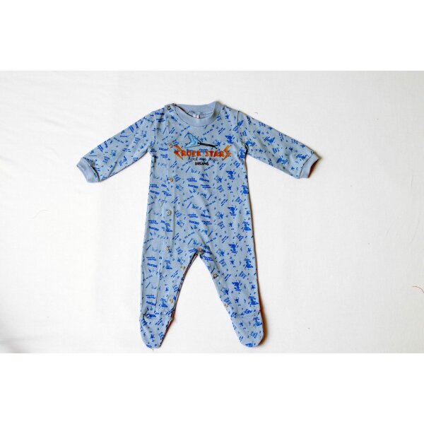 Φορμάκι Ολόσωμο Bebe Αγόρι Σιέλ Joyce  Rock Star 13635 - Image 1