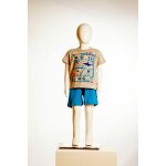 Πιτζάμα  Αγόρι Joyce 13692 Γκρί Ψαράκια