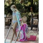 Μπικίνι μέντα-pink all-over retro print CL22-057-M CHRISTINA LAGOPOULOU