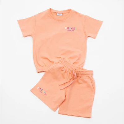 Παιδικό Σετ Σορτς Για Κορίτσι TRAX 41121 Κοραλί