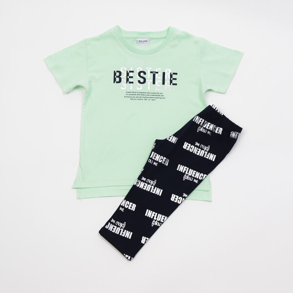 411281 ΣΕΤ ΚΟΛΑΝ ΜΠΛΕ ALLOVER ΜΕΝΤΑ ΜΠΛΟΥΖΑ ΚΟΡΙΤΣΙ TRAX 41128 - Image 1