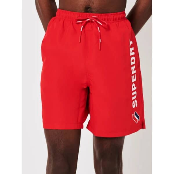 5095185 Ανδρικό Μαγιό Βερμούδα SUPERDRY M3010187A Κόκκινο - Image 2