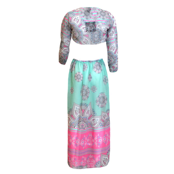 ΣΕΤ ΤΟΠ ΚΑΙ ΦΟΥΣΤΑ ΠΑΡΕΟ ΜΕΝΤΑ ΦΟΥΞΙΑ ETHNIC CHRISTINA LAGOPOULOU - Image 2