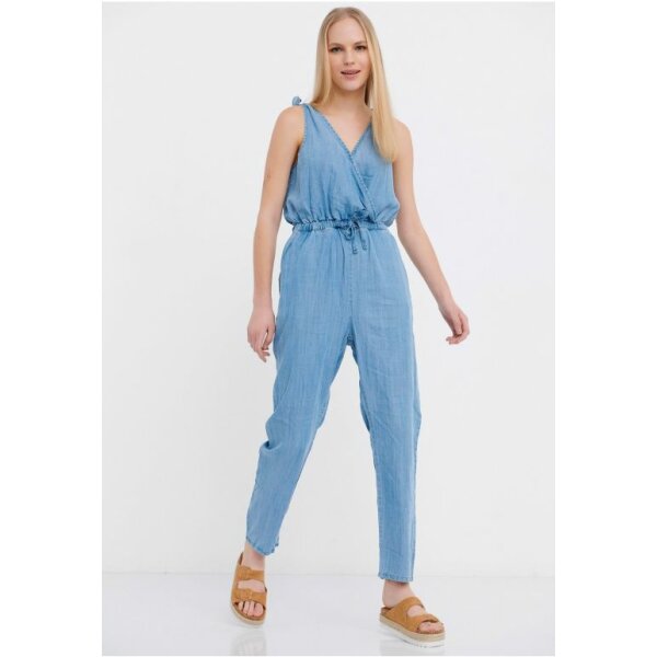 FBL005-112-12_LT_DENIM_2 Τζην ολόσωμη φόρμα από lyocell  FUNKY BUDDHA  FBL005-112-12 - Image 2