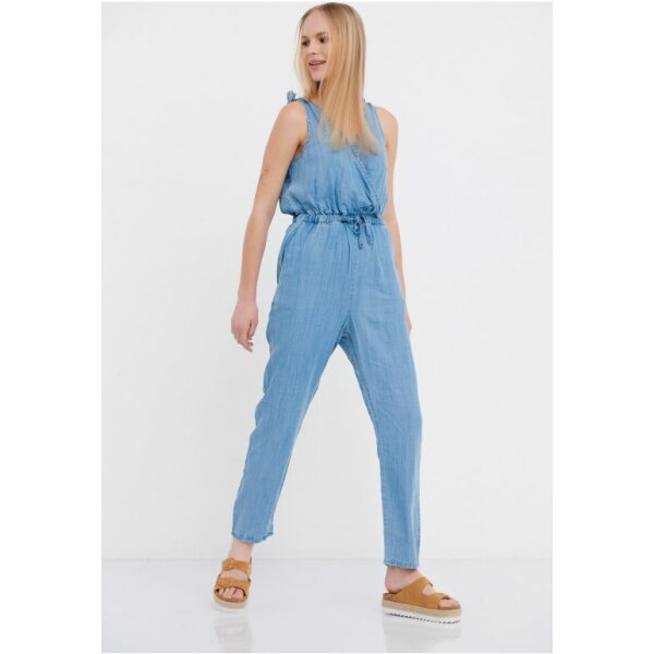 FBL005-112-12_LT_DENIM_3 Τζην ολόσωμη φόρμα από lyocell  FUNKY BUDDHA  FBL005-112-12 - Image 3