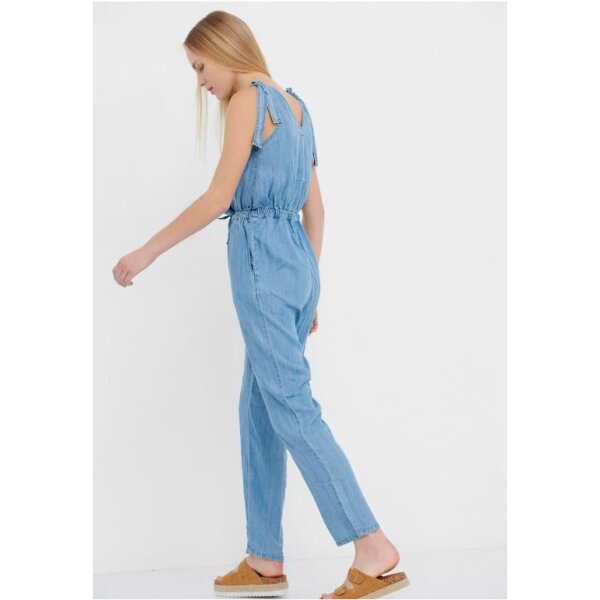 FBL005-112-12_LT_DENIM_4 Τζην ολόσωμη φόρμα από lyocell  FUNKY BUDDHA  FBL005-112-12 - Image 4