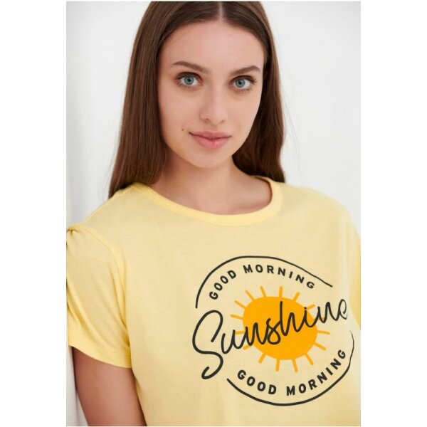 T-shirt με τύπωμα Κίτρινο FBL005-132-04 - Image 2