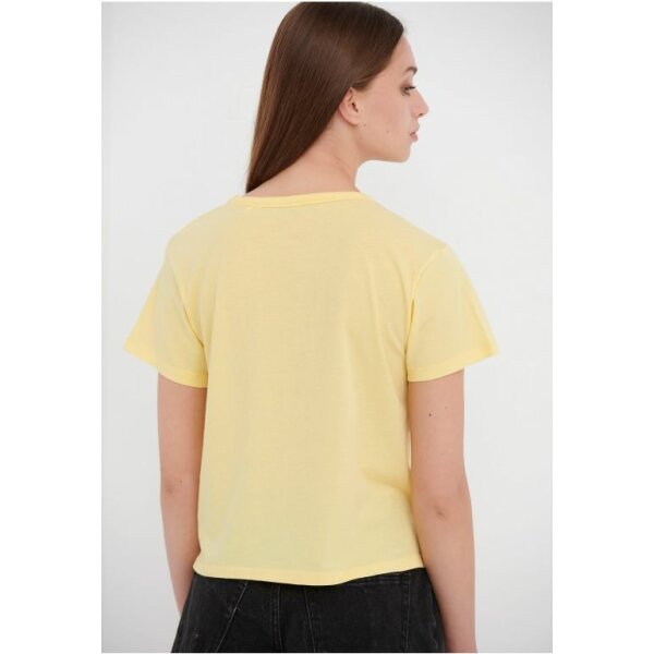 T-shirt με τύπωμα Κίτρινο FBL005-132-04 - Image 4