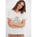 T-shirt με foil τύπωμα Λευκό FBL005-138-04 - Image 2