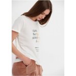 T-shirt με foil τύπωμα Λευκό FBL005-138-04 - Image 3