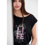 T-shirt με τύπωμα Μαύρο FBL005-139-04