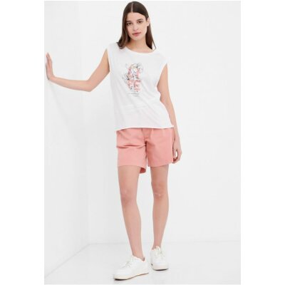 T-shirt με τύπωμα Λευκό FBL005-139-04