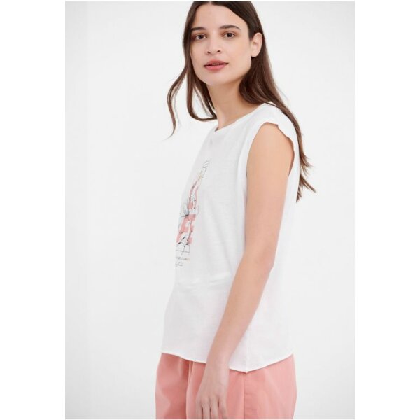 T-shirt με τύπωμα Λευκό FBL005-139-04 - Image 2