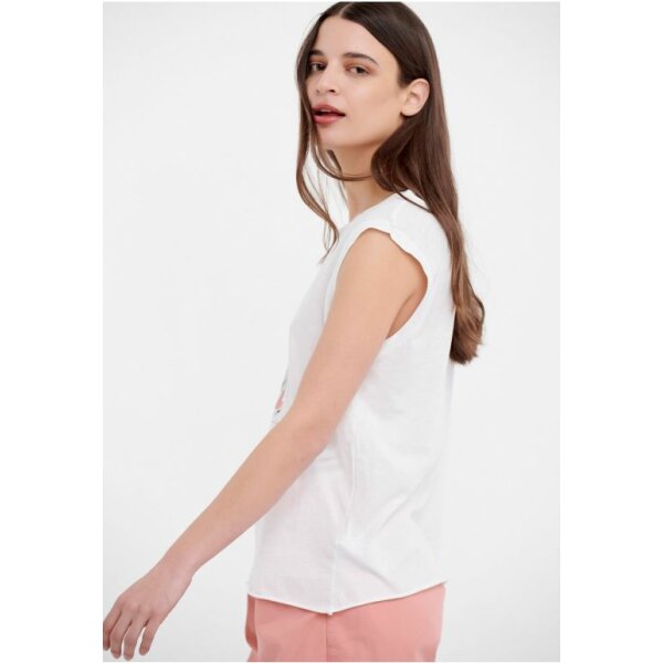 T-shirt με τύπωμα Λευκό FBL005-139-04 - Image 3