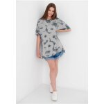 Oversized long fit t-shirt από οργανικό βαμβάκι FBL005-164-04 - Image 4