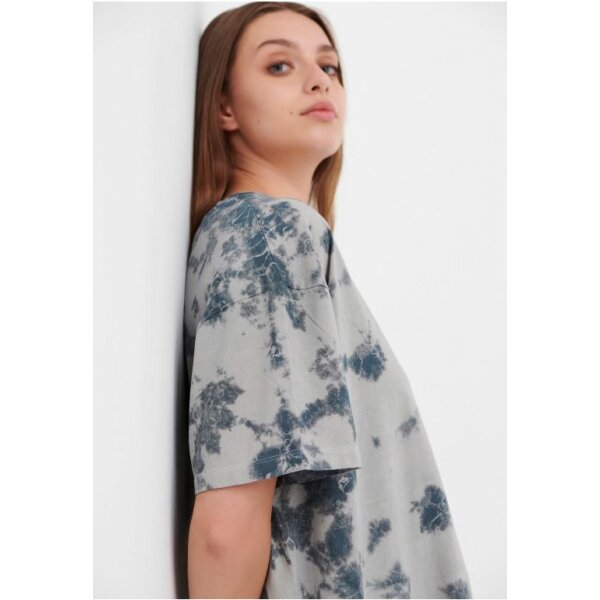 FBL005-164-04_ANTHRACITE_5 Oversized long fit t-shirt από οργανικό βαμβάκι FBL005-164-04 - Image 5