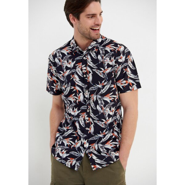 Ανδρικό Πουκάμισο Funky Buddha FBM005-070-05 ΜΠΛΕ - Image 2