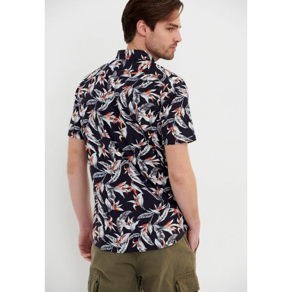 Ανδρικό Πουκάμισο Funky Buddha FBM005-070-05 ΜΠΛΕ - Image 5