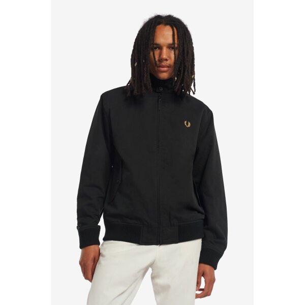 Ανδρικό Μπουφάν fred Perry J2560 HARRINGTON Μαύρο - Image 2