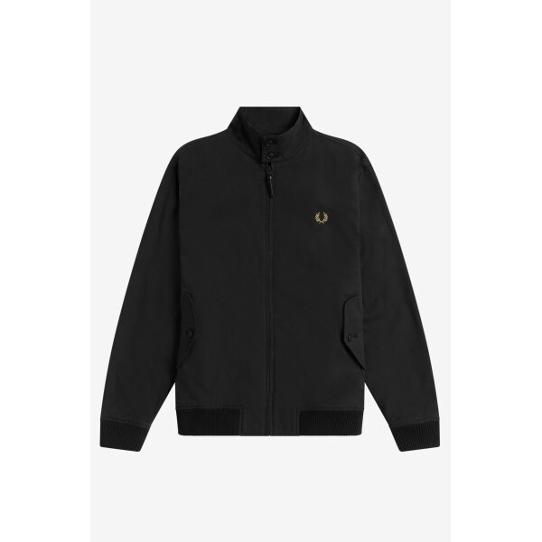 Ανδρικό Μπουφάν fred Perry J2560 HARRINGTON Μαύρο - Image 1