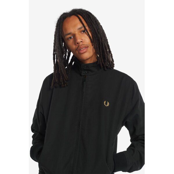 Ανδρικό Μπουφάν fred Perry J2560 HARRINGTON Μαύρο - Image 5