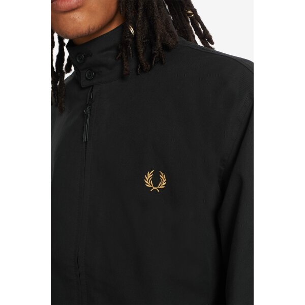 Ανδρικό Μπουφάν fred Perry J2560 HARRINGTON Μαύρο - Image 6
