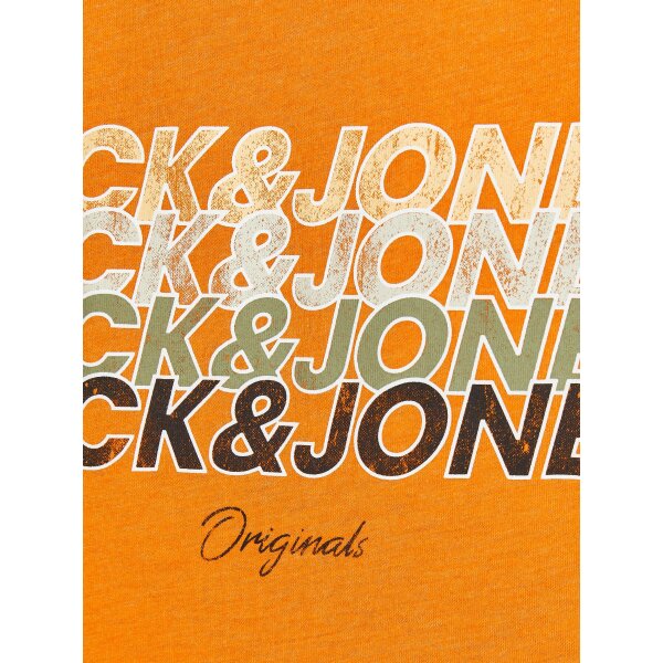 Ανδρική Μπλούζα Jack & Jones 12205503 Πορτοκάλι - Image 3