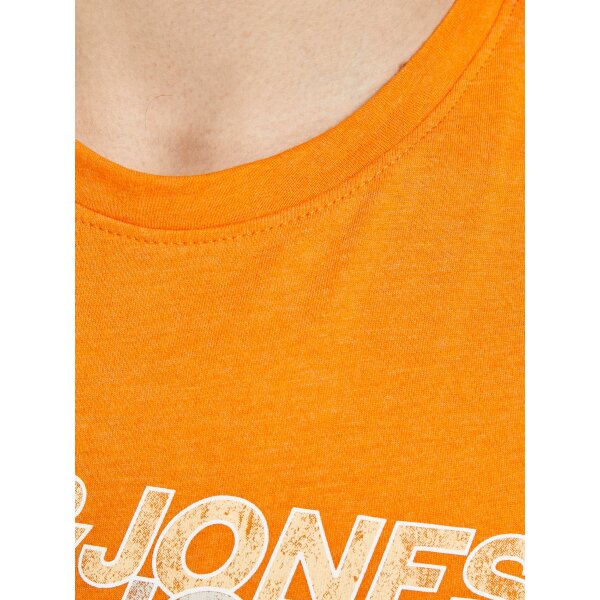 Ανδρική Μπλούζα Jack & Jones 12205503 Πορτοκάλι - Image 4