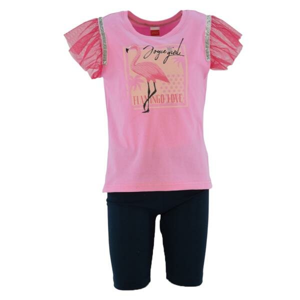 PAIDIKO-SET-SYNOLO-JOYCE-13746-ROZ-KORITSI Παιδικό Σετ-Σύνολο Joyce 13746 Ροζ Κορίτσι - Image 2