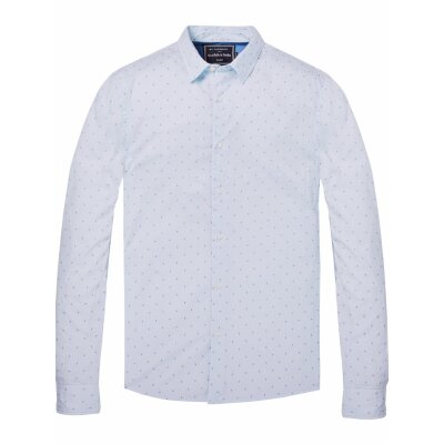 Ανδρικό Πουκάμισο Scotch & Soda 145378 Γαλάζιο