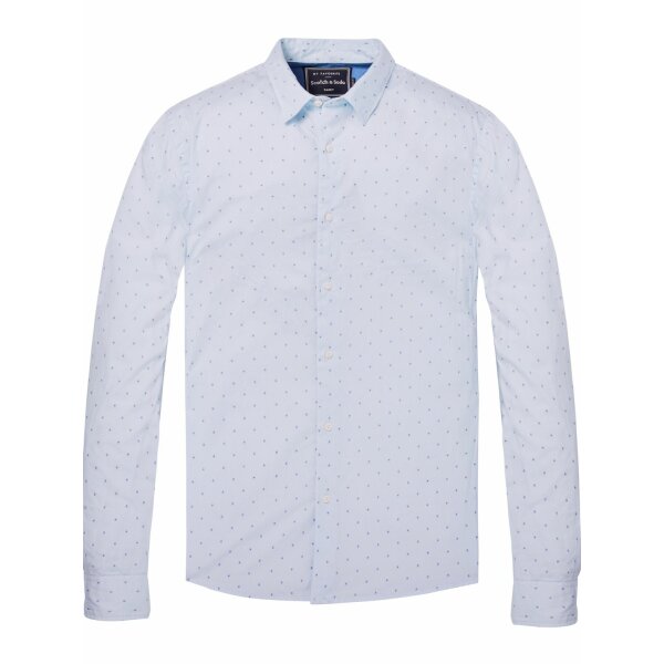 Scotch-&-Sod_Fall-Winter-2018_218_145378 Ανδρικό Πουκάμισο Scotch & Soda 145378 Γαλάζιο - Image 1