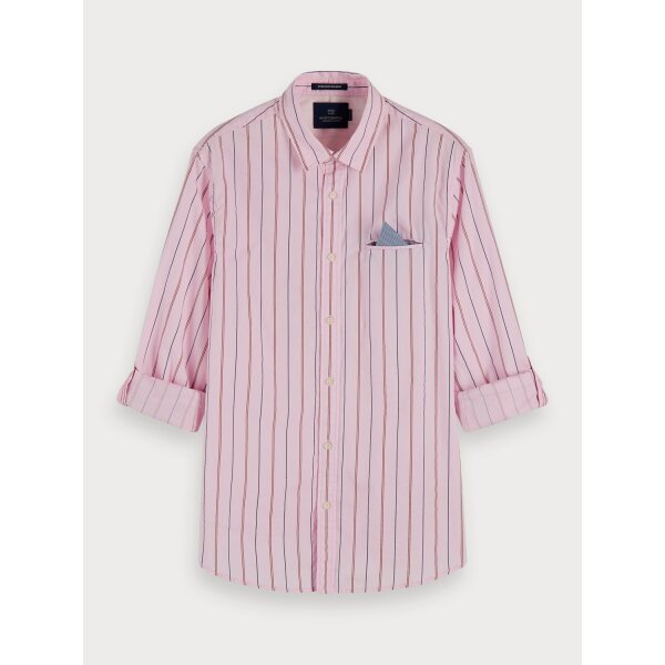 Scotch-&-Sod_SS20_0220_155163 (1) Ανδρικό Πουκάμισο Scotch & Soda 155163 Ροζ - Image 2