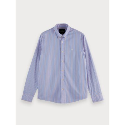 Ανδρικό Πουκάμισο Scotch & Soda 160761 Μπλέ