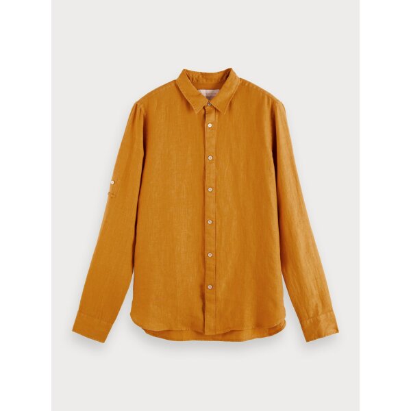 Ανδρικό Πουκάμισο Scotch & Soda 160775 Μουσταρδί - Image 1