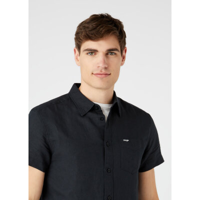 Ανδρικό Πουκάμισο WRANGLER W5J1LOXW6 Μαύρο