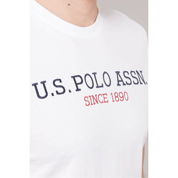 Ανδρική Μπλούζα U.S.POLO ASSN 154-61503-49351 Λεύκο - Image 3