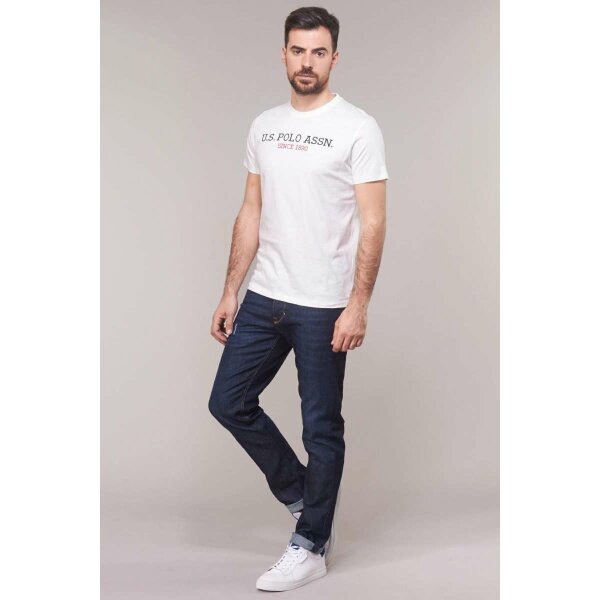 Ανδρική Μπλούζα U.S.POLO ASSN 154-61503-49351 Λεύκο - Image 4